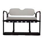 GTW&reg; Mach3 Dove Grey Rear Seat Kit for Club Car Precedent and Tempo