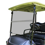 RedDot Tinted 1/ 4" Winged Windshield for 2017-Up Yamaha Drive2 with Factory Tops