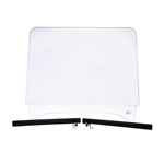 RedDot Clear 1/ 4” 1-Piece Windshield for EZGO TXT with Storm Body Kits and 3/ 4” Roof Supports