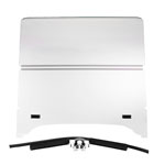 RedDot Clear 1/ 4” Folding Windshield for EZGO TXT with Storm Body Kits and 1” Roof Supports