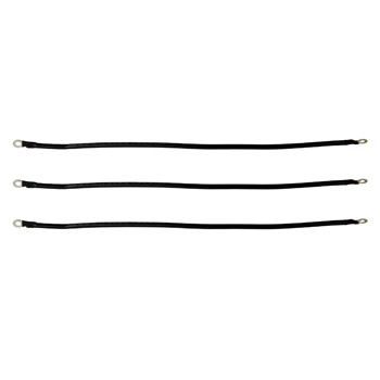 BuggiesUnlimited.com; 6-Gauge Battery Cable Set for 2004-2008 Club Car Precedent with 12V Batteries