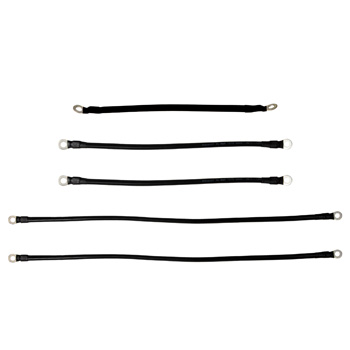 BuggiesUnlimited.com; 4-Gauge Battery Cable Set for 2008.5-Up Club Car Precedent with 8V Batteries