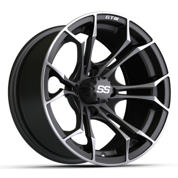BuggiesUnlimited.com; GTW Spyder Matte Gray Wheel - 14 Inch