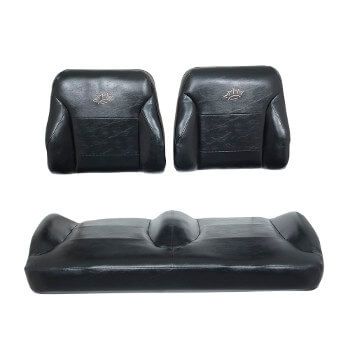 BuggiesUnlimited.com; 2004-11 Club Car Precedent - Suite Seats Black Seat Replacement