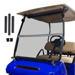 2000-Up Club Car DS - Red Dot Tinted Impact-Resistant Folding Windshield