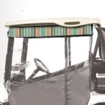 1994-UP EZGO TXT - Red Dot Chameleon Kiawah Spa Valance