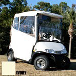 2014-Up EZGO Freedom TXT-T48 - Red Dot 3-Sided Ivory Over-The-Top Soft Enclosure