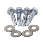 Eco Battery Bolt Hardware w/  Lag Screws for Plastic
