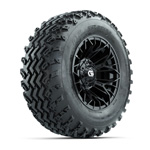 GTW Stellar Black 12 in Wheels with 23x10.00-12 Rogue All Terrain Tires – Set of 4
