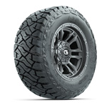 GTW Shogun Gloss Gunmetal 12 in Wheels with 23x10.00-R12 Maverick All-Terrain Tires – Set of 4