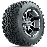 GTW Diesel 12 in Wheels with 22x11-12 Duro Desert All-Terrain Tires - Set of 4