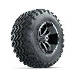 GTW Storm Trooper Machined/ Black 10 in Wheels with 20x10.00-10 Rogue All Terrain Tires – Set of 4