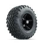 GTW Godfather Black 10 in Wheels with 20x10.00-10 Rogue All Terrain Tires – Set of 4