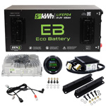 Club Car Carryall Eco Lithium 51v 105Ah GEN3 Skinny Conversion Kit