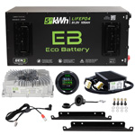 Club Car DS H Frame Eco Lithium 51v 105Ah GEN3 Skinny Conversion Kit