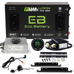 Club Car DS H Frame Eco Lithium 70v 105Ah GEN3 Conversion Kit
