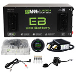 EZGO TXT Eco Lithium 51v 105Ah GEN3 Skinny Conversion Kit