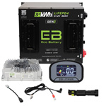 Advanced EV1 "Toyota MCU" 2017-2021 Eco Lithium 51v 60Ah GEN3 Conversion Kit