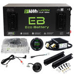 Yamaha G19/ G22 Eco Lithium T51v 105Ah GEN3 Skinny Conversion Kit