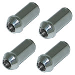 .75 Inch Hex Chrome Long Lug Nut - .50in x 1.88in